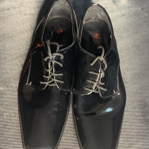 Mens, Tuxedo Shoes, Size 11, Black, Sleek & Chic! - Picture 2 of 4